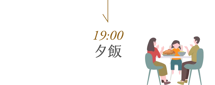 19時 夕飯